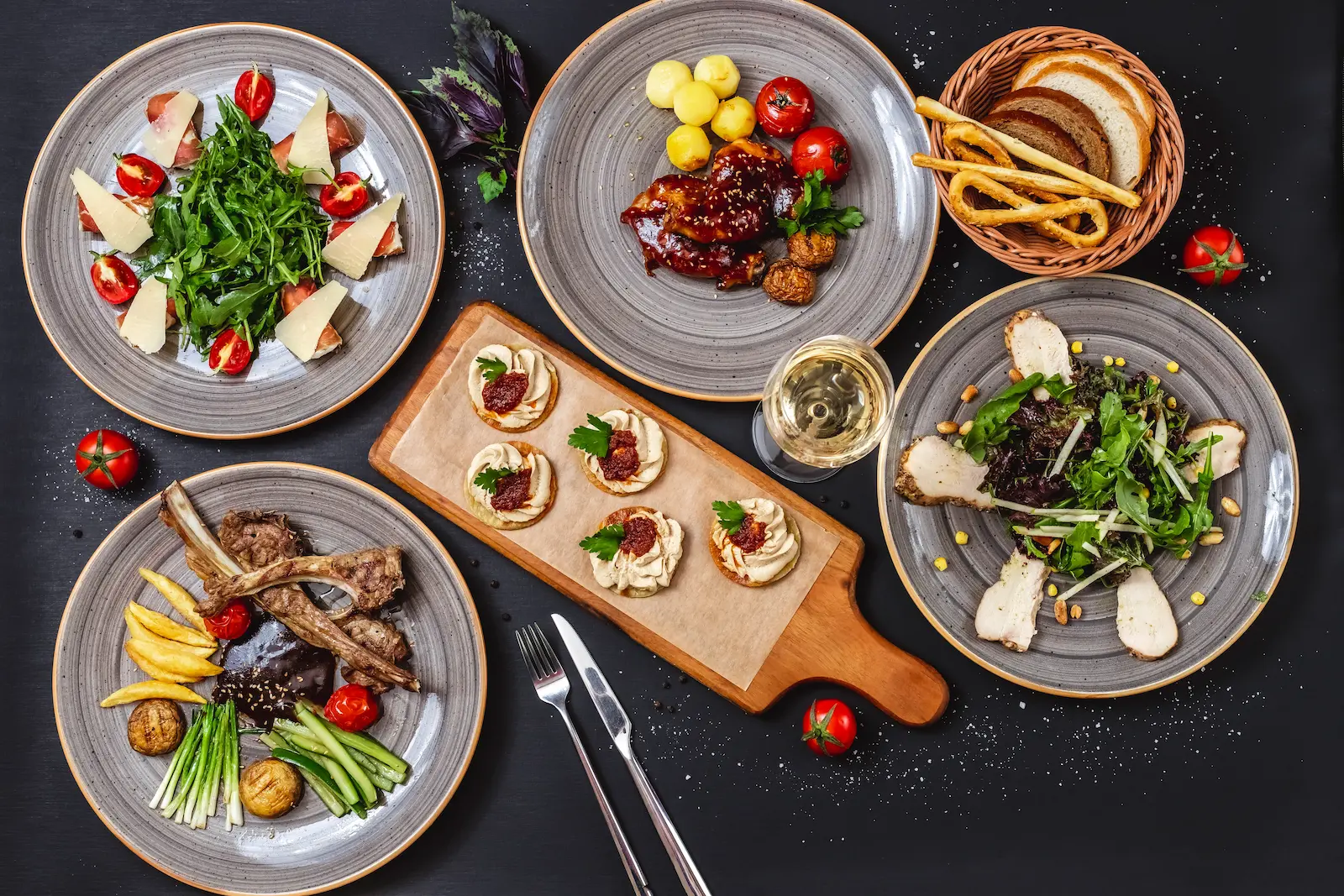 Culinary presentation representing Tywebstudio digital strategy for chefs, caterers, and restaurants
