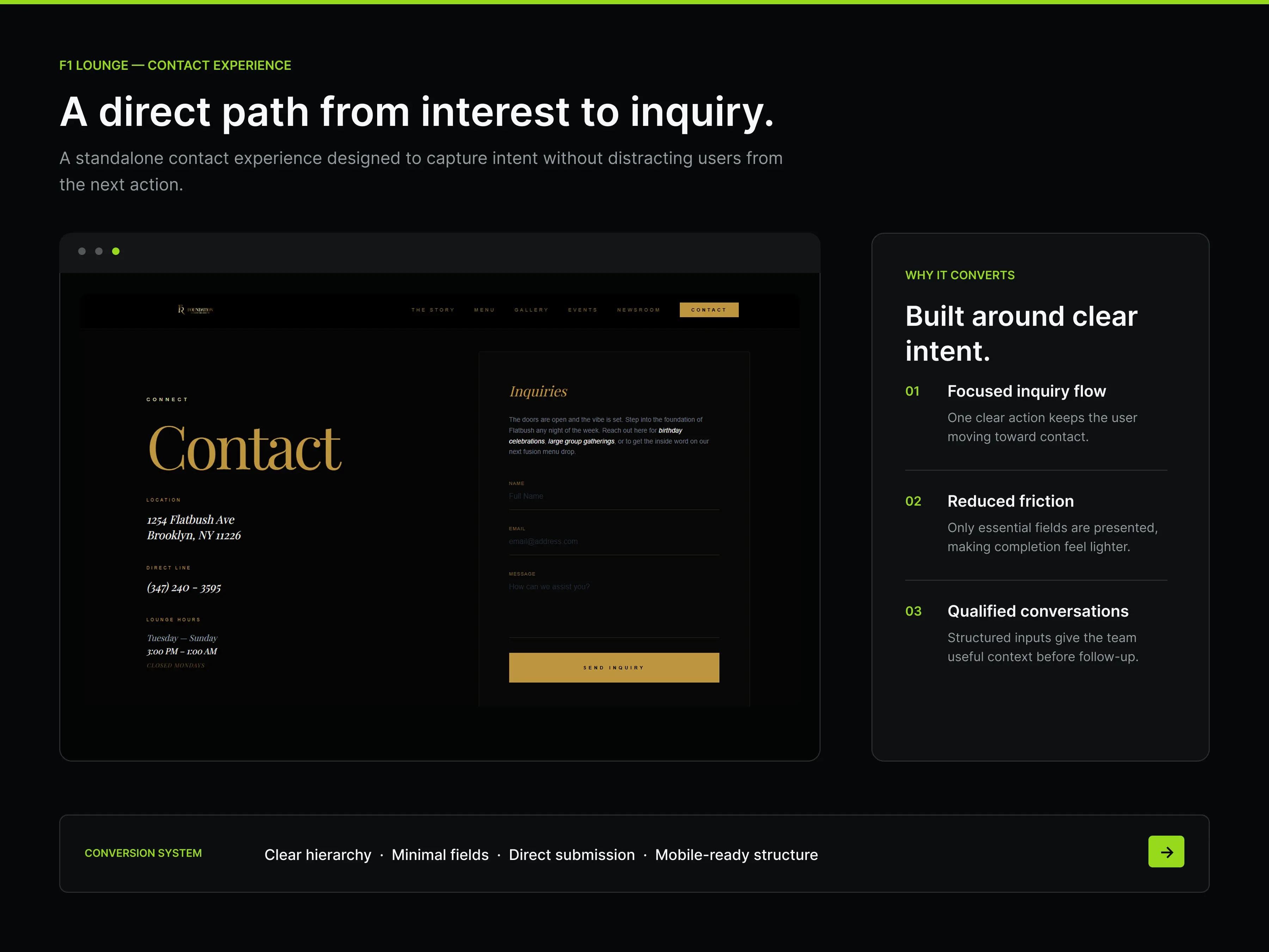 Direct-Path Reservation Engine