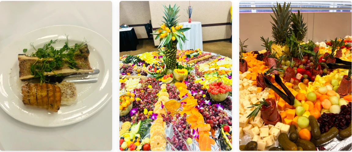 A close-up of the professional photo gallery on the Fraser Fusion Co. website.